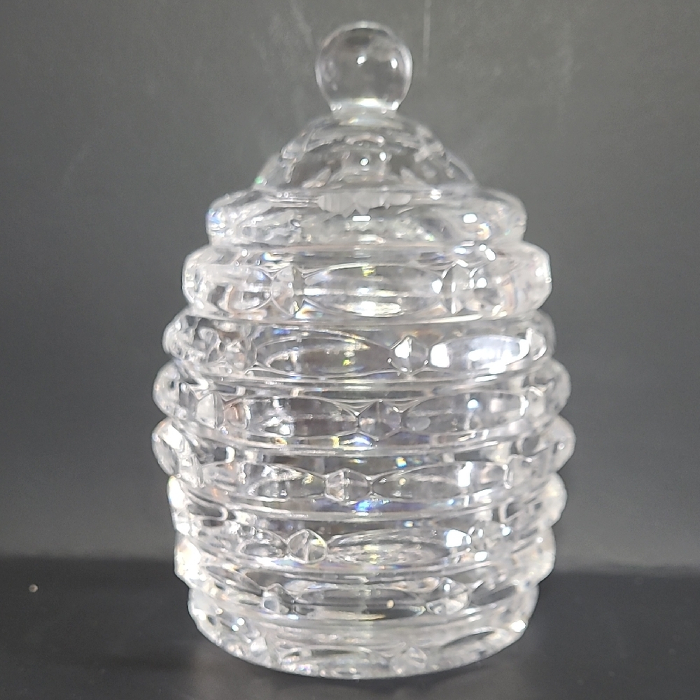 Crystal Honey Jar